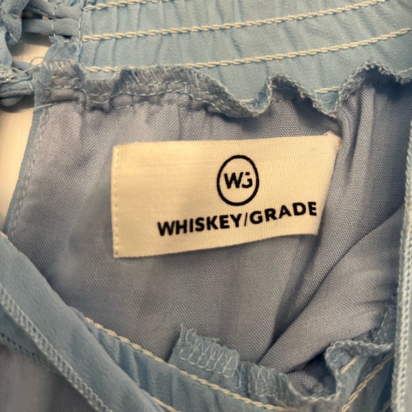 Whiskey Grade Flared Sleeve Mock Neck Mini Dress    Sz Large - Picture 4 of 9